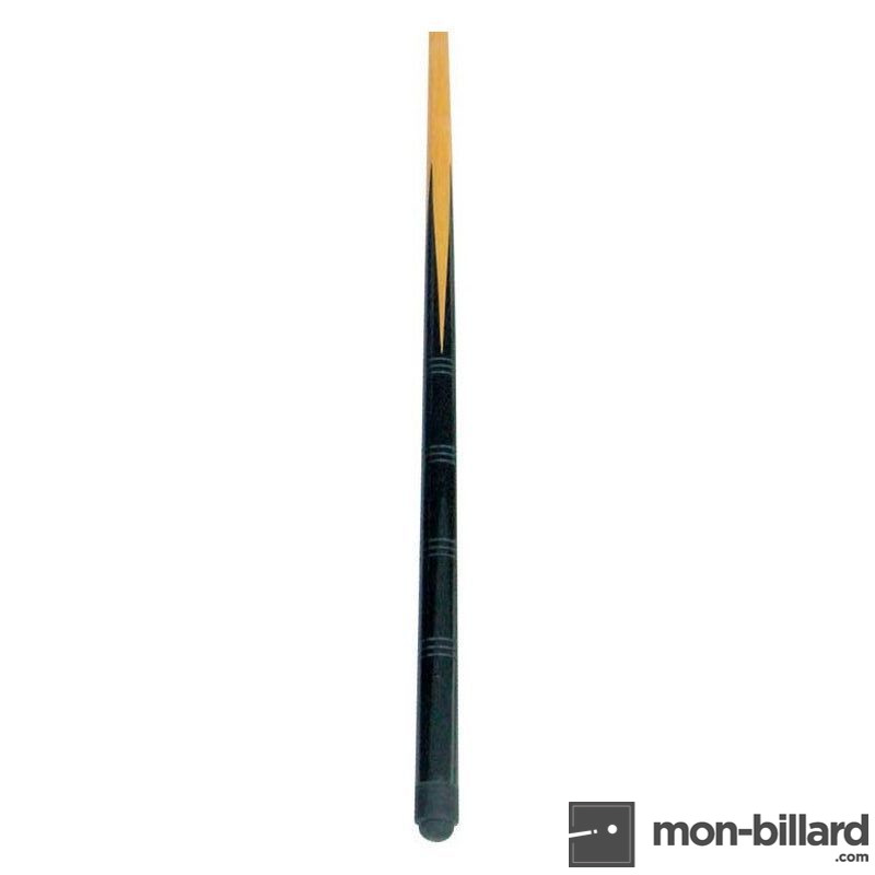 Queue billard standard 136 cm 1pc - virole laiton & embout vissé 11mm