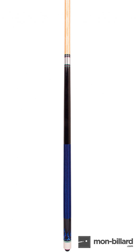 Queue de Billard Américain Flammes Bleues 145 cm (12mm)