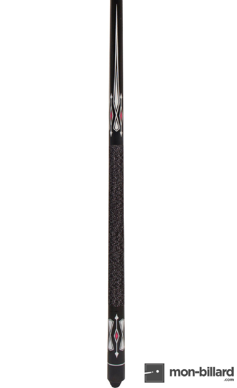 Queue de billard américain FLAMES CF-02 noire - 123 cm - Eurobillards