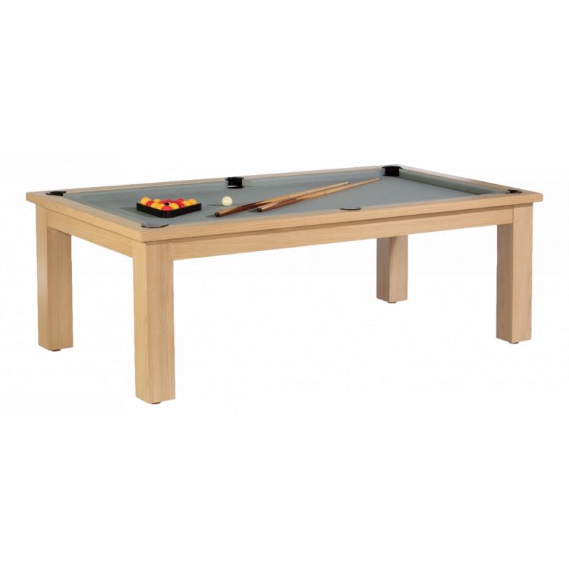 Billard bois - Table billard convertible bois massif