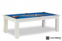 Billard Convertible Quebec Blanc Verni