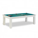 Billard Convertible Quebec Blanc Verni