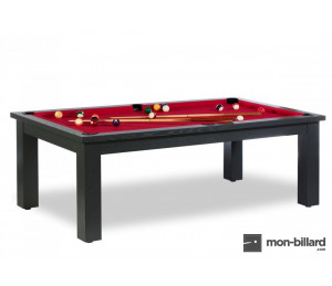 Billard Convertible Ontario Gris Anthracite Verni