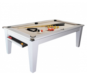 Billard Convertible Supreme York Blanc 6 ou 7FT