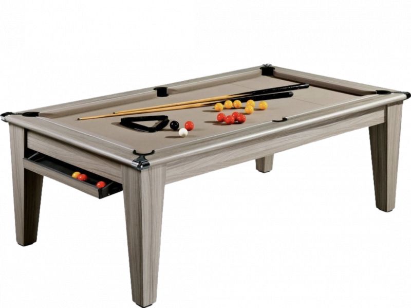 Billard Table convertible Suprême York Bois Flotté 7 Feet