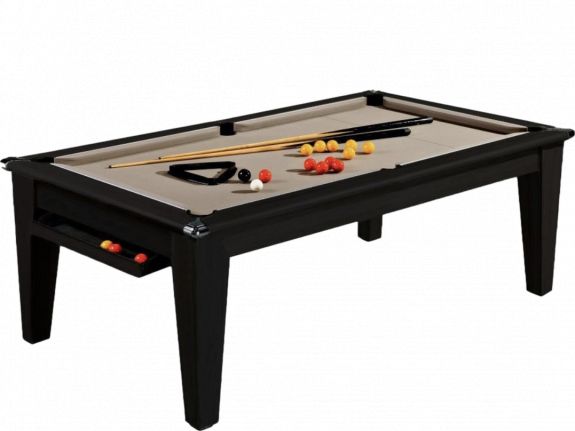 Billard Convertible Supreme York Noir 6 ou 7FT