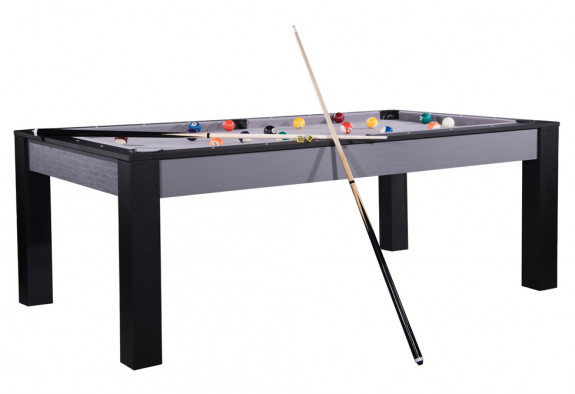 Billard convertible Delhi Gris 6 ou 7FT