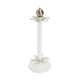 Porte queue metal 6 queues blanc