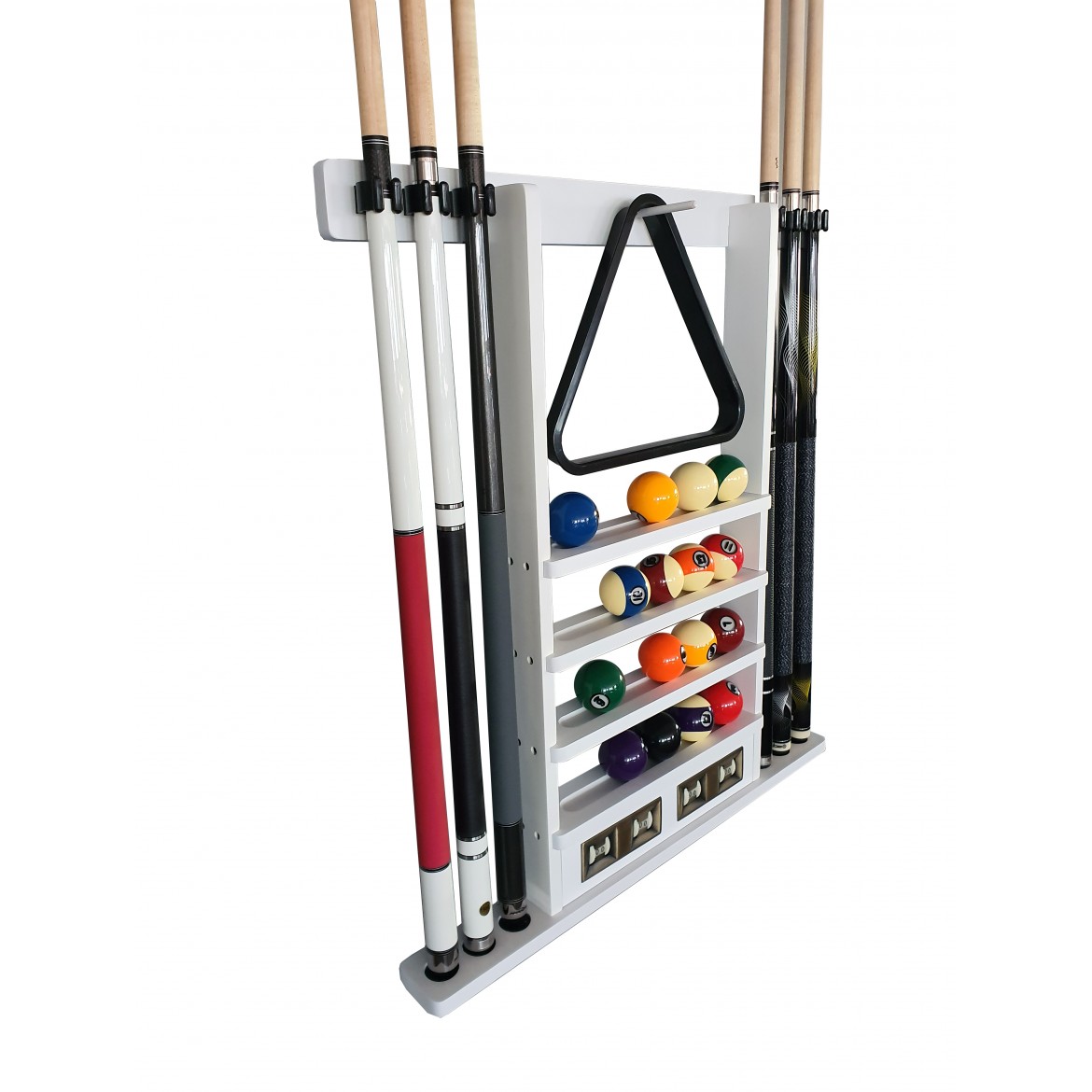 Support de Queue de Billard Mural en Bois Billard queues de Bois Porte