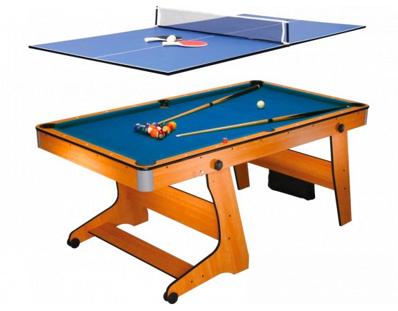 Billard Pliable BCE Clifton 6ft avec plateau Ping Pong