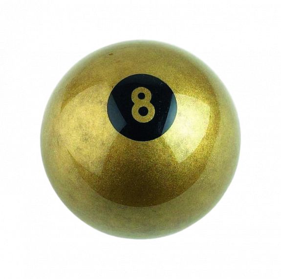 Bille Aramith n°8 - Ø 57.2 mm couleur or