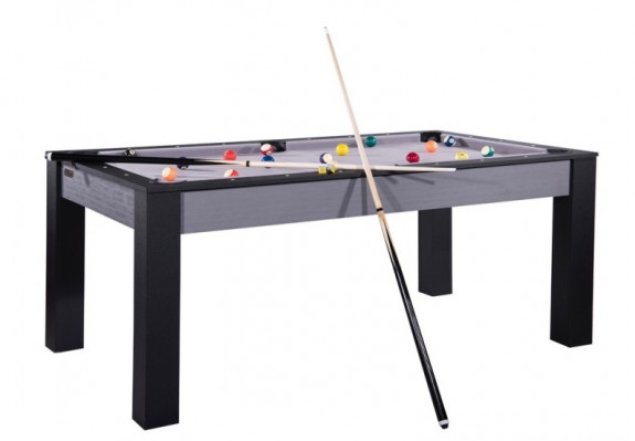 Billard convertible Delhi Gris 6FT