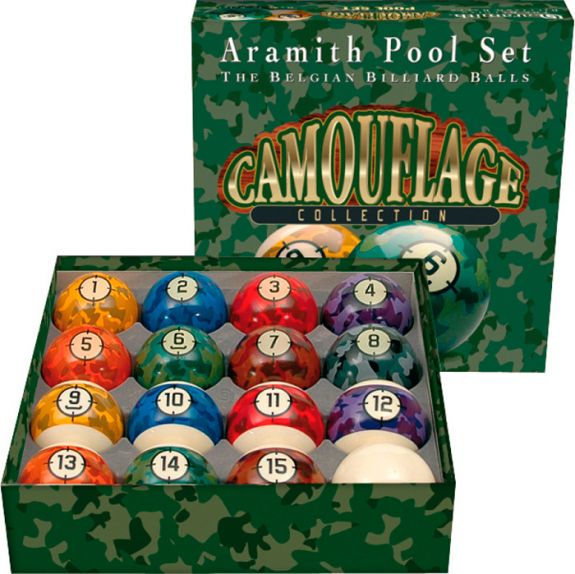 Jeu de bille américain Aramith camouflage - ø 57.2 mm