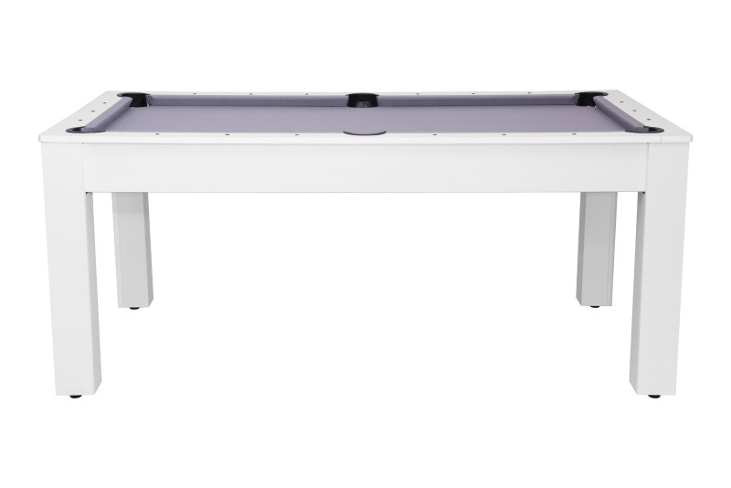 Table de billard convertible en bois et métal 2,03 x 1,16 - Steel - René  Pierre