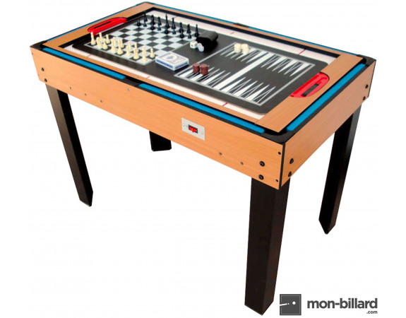 Table Multi Jeux Riley 4 en 1 (+ 8 jeux offerts)