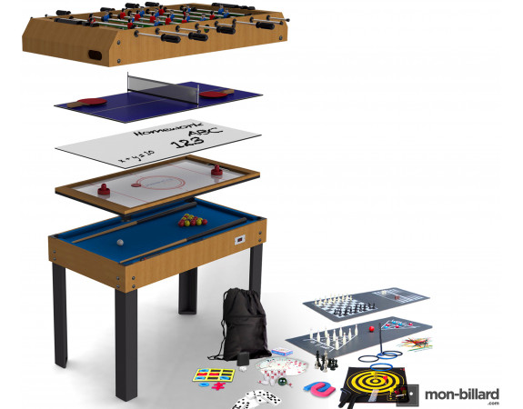 Table Multi Jeux Riley 21 en 1