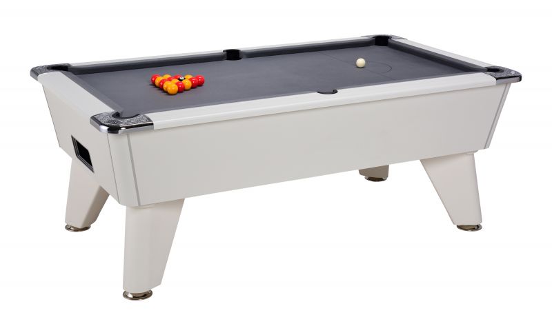Billard Anglais DPT Omega blanc, une table 8 pool, 3 couleurs au choix