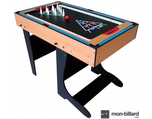 Table Multi Jeux Pliable Riley 4 en 1 (+ 8 jeux offerts)