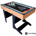 Table Multi Jeux Pliable Riley 4 en 1 (+ 8 jeux offerts)