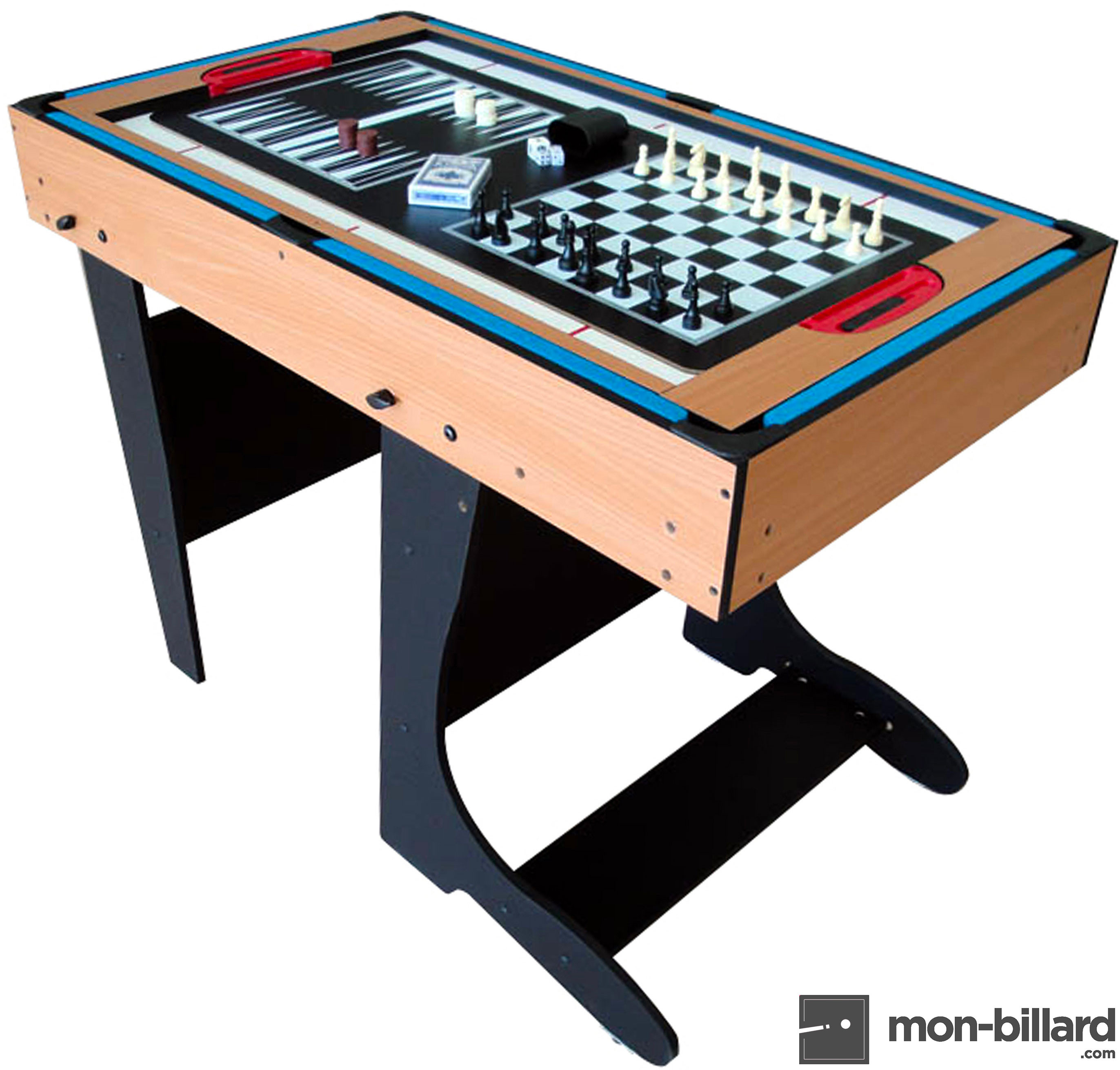 Table Multi Jeux Pliable Riley 21 en 1, de nombreux loisirs à découvir