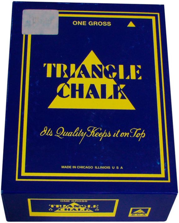 Boite de 144 craies Triangle bleues