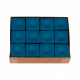Boite de 12 craies Buffalo bleues