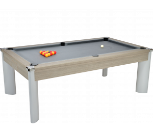 Billard convertible en table à manger noir - 216 x 120 x 77 cm - Conver- Table