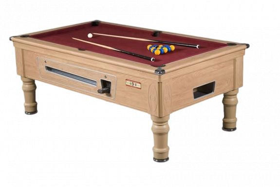 Billard Anglais à monnayeur Supreme Prince Bois Clair 7FT