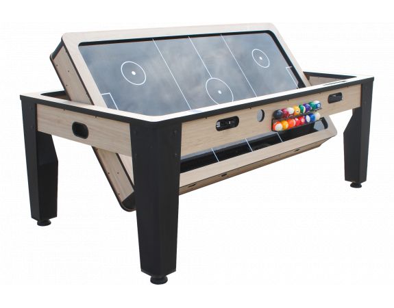 Table rotative Billard + Air Hockey industrielle