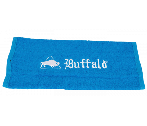 Serviette Buffalo bleue 33 X 16 cm avec manchon