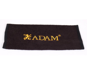 Serviette Adam noire 33 X 16 cm avec manchon