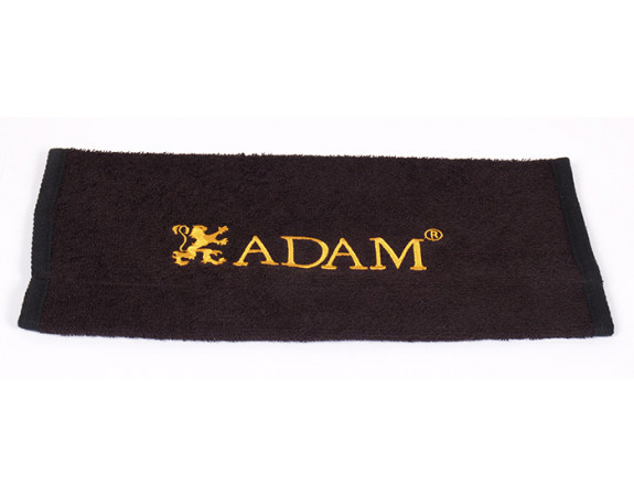 Serviette Adam noire 33 X 16 cm avec manchon