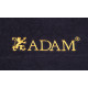 Serviette Adam noire 33 X 16 cm avec manchon