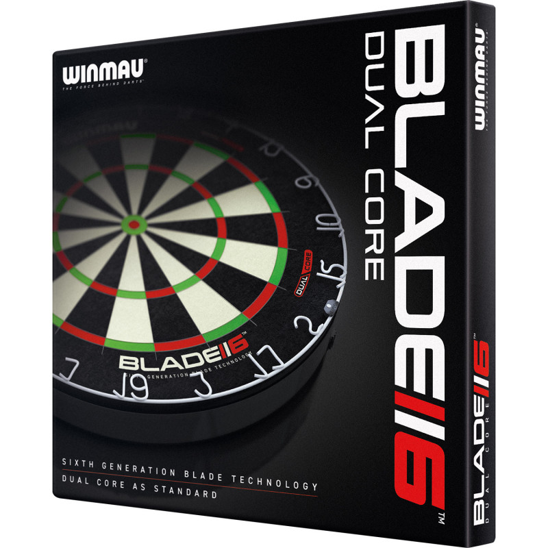 WINMAU Cible de fléchettes Blade 6 professionnelle avec surround et jeu de  fléchettes (2 jeux de fléchettes). : : Sports et Loisirs