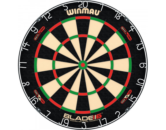 Cible de fléchettes Winmau Blade 6 Dual Core