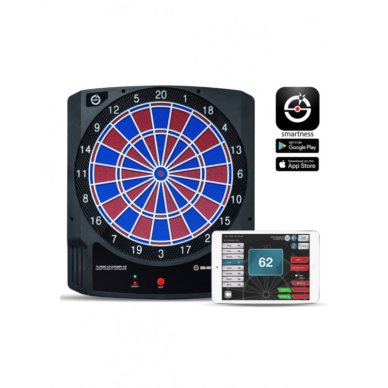 Jeu de flechettes electronique connecte Turbo Charged 4.0–Jouez Smart