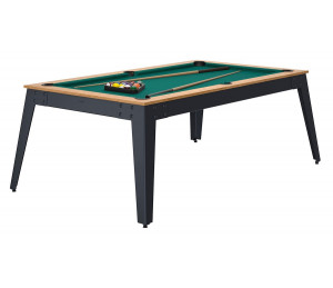 Table billard convertible Bogota Chêne anthracite Pas Cher ! Billard 7ft Convertible  Table à Manger