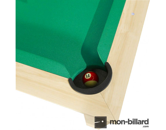 Billard convertible Garlando Miami Bois clair