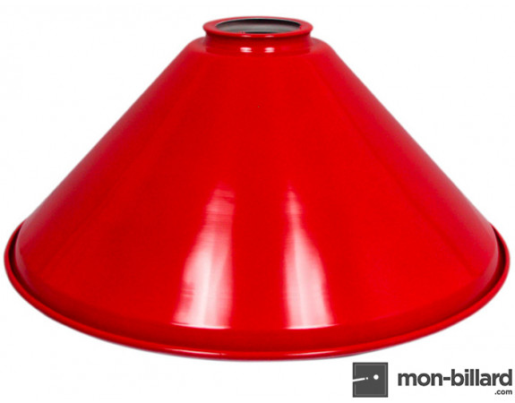 Abat-jour pour luminaire billard rouge