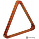 Triangle en bois naturel pour billes 57,2 mm