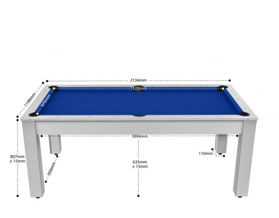 Billard table blanc