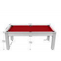 Billard table blanc