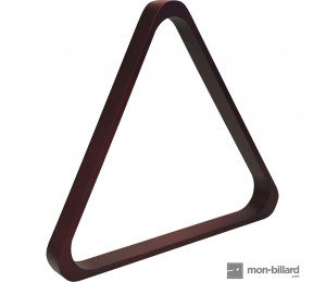 Triangle en acajou pour billes 57,2 mm