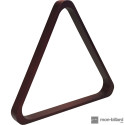 Triangle en acajou pour billes 57,2 mm