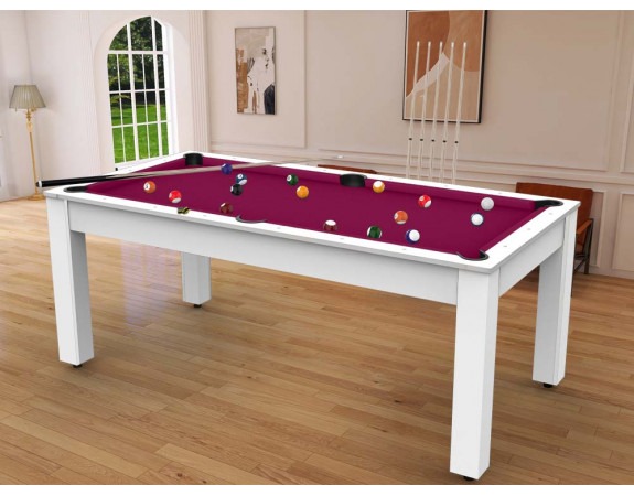 Billard table blanc