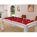 Billard table blanc