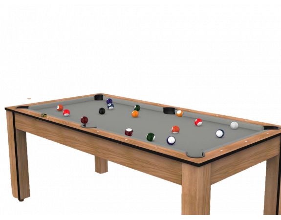 Billard convertible Delhi Bois Clair 6 ou 7FT