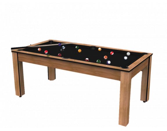 Billard convertible Delhi Bois Clair 6 ou 7FT