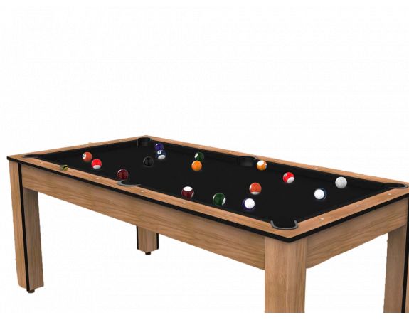 Billard convertible Delhi Bois Clair 6 ou 7FT