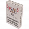 Jeu de cartes simple LION Poker 100% plastique